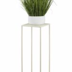 Stojan na květiny SIMPLE 70 cm krémový