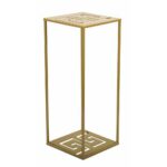 Stojan na kvety Loftstyle 60 cm zlatý