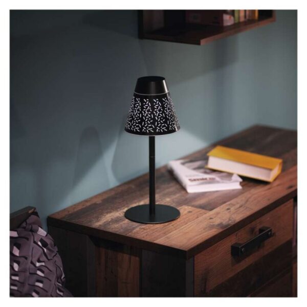 Stolná LED lampa Grace čierna