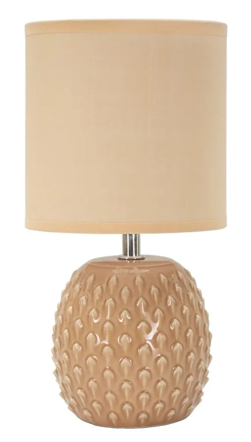 Stolná lampa Pontus 27 cm broskyňová Stolná lampa Pontus 27 cm broskyňová