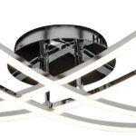 Stropné svietidlo PLAFON LED Modern II strieborné