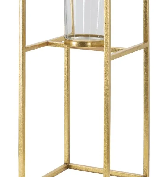 Svietnik Elegant 35 cm zlatý