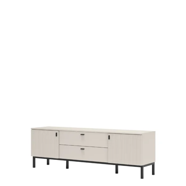TV stolek Korfu 04 167 cm kašmírový/černý