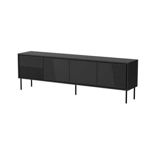 TV stolík ABI 200 cm čierny TV stolík ABI 200 cm čierny