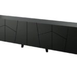TV stolík Etna 200 cm čierny