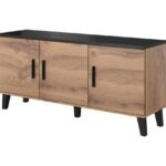 TV stolík Lotta I 150 cm dub wotan/čierny