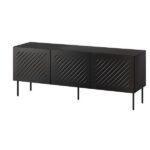 TV stolík Siena 150 cm čierny