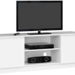 TV stolík Tonon 140 cm biely
