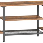 TV stolík Vasagle Werry 120 cm čierny/hnedý