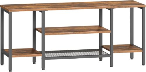 TV stolík Vasagle Werry 120 cm čierny/hnedý TV stolík Vasagle Werry 120 cm čierny/hnedý