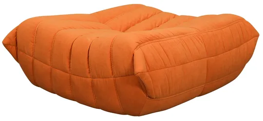 Taburet Nua 86 cm zamat oranžový Taburet Nua 86 cm zamat oranžový