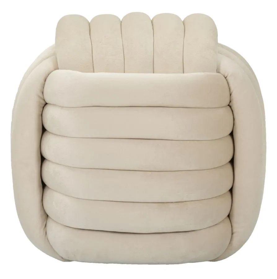 Taburet Softy 45 cm krémový Taburet Softy 45 cm krémový