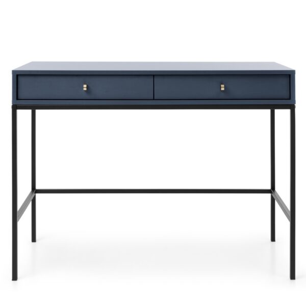 Toaletný stolík Mono II 104 cm modrý/čierny