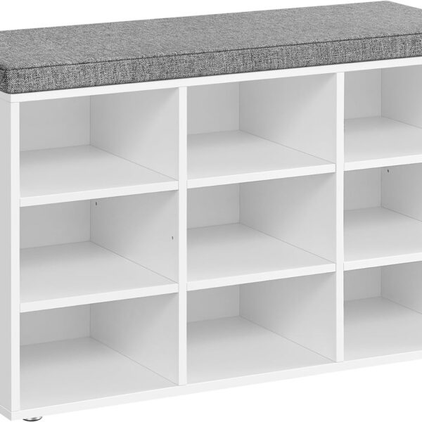 Topánkovník Vasagle Endersen 78 cm biely