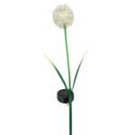 Umelá LED kvetina BLOOM 70 cm biela