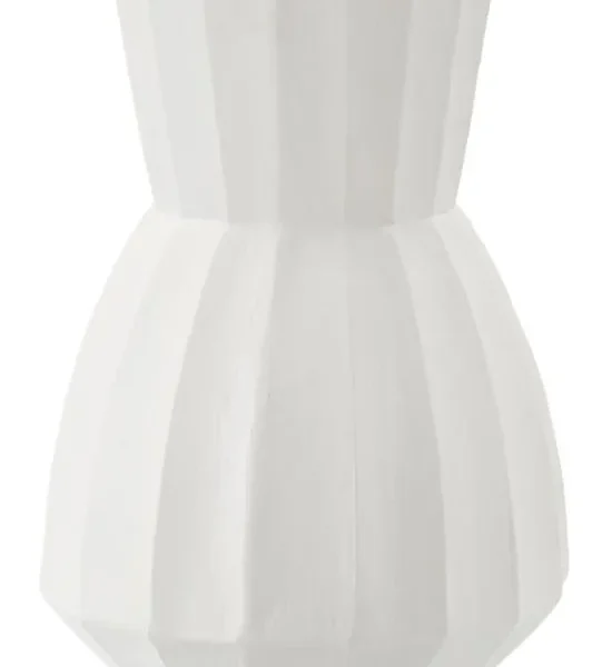 Váza Glint Pot 41 cm biela