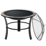 Záhradné ohnisko Porter 76 cm čierne