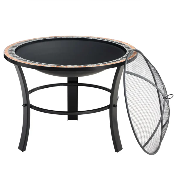 Záhradné ohnisko Porter 76 cm čierne