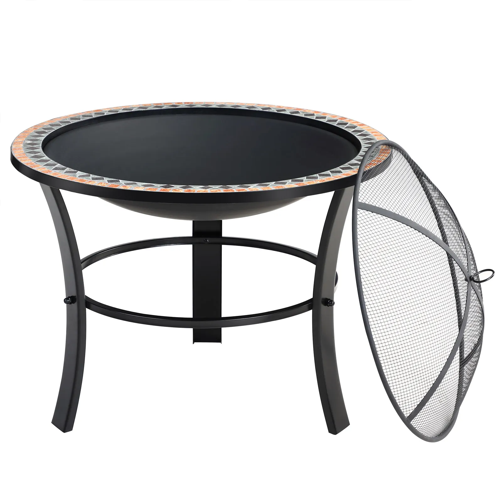Záhradné ohnisko Porter 76 cm čierne Záhradné ohnisko Porter 76 cm čierne