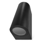 Zahradní nástěnné svítidlo Oculus černé