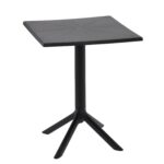 Zahradní odkládací stolek Yasa 60 cm černý