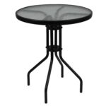 Zahradní stůl Bistro 60 cm černý