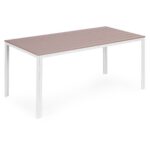 Záhradný stôl OLA polywood 156 cm béžový/biely