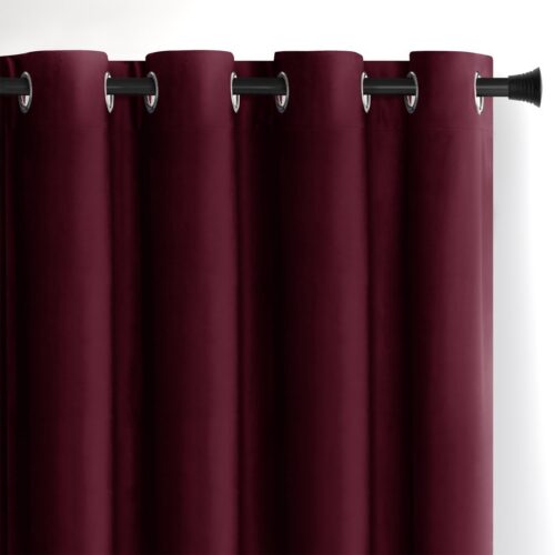 Záves AmeliaHome Velvet s priechodkami 140x270 cm vínový Záves AmeliaHome Velvet s priechodkami 140x270 cm vínový
