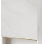 Závěsná koupelnová skříňka Letto 04 60 cm bílý mramor/zlatá