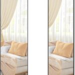 Závesné zrkadlo Layla 120 cm čierne