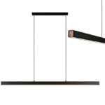 Závěsný LED lustr APP1448-CP 100 cm černý/neutrální bílá