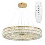 Závěsný LED lustr APP1568-CP zlatý