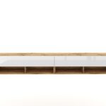 Závěsný TV stolek Derby 280 cm dub Wotan/bílý