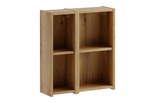 Závesný kúpeľňový regál UNI Noce 50 cm dub coast evoke Závesný kúpeľňový regál UNI Noce 50 cm dub coast evoke