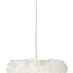 Závesný luster Feathry 60 cm biely