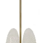 Závesný luster Glass 80 cm zlatý