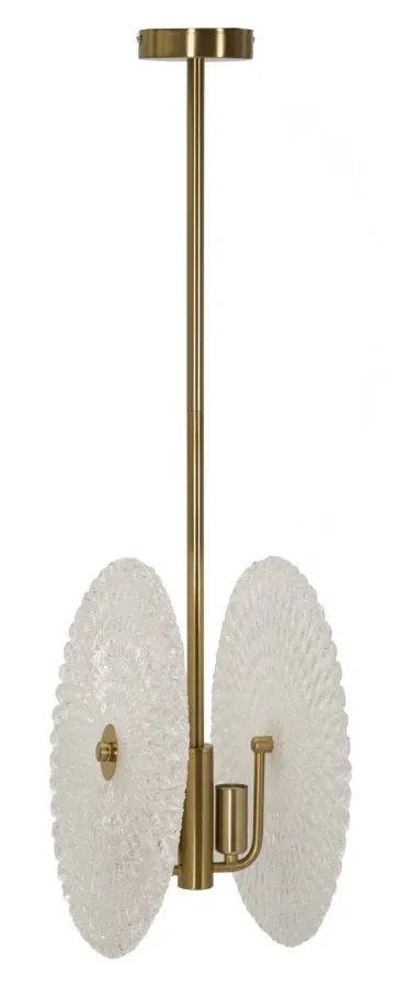 Závesný luster Glass 80 cm zlatý Závesný luster Glass 80 cm zlatý