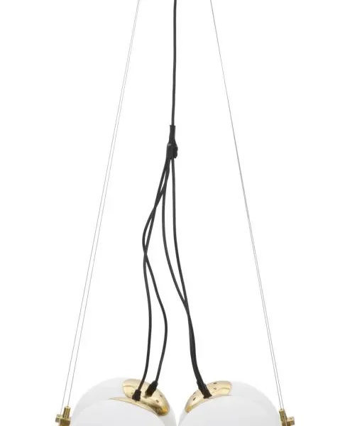 Závesný luster Japany 45 cm zlatý/biely