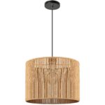 Závěsný lustr APP1324-1CP 30 cm přírodní