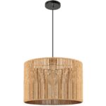 Závěsný lustr APP1325-1CP 40 cm přírodní