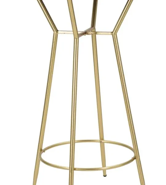 Barový stôl Kruhový 105 cm zlatý