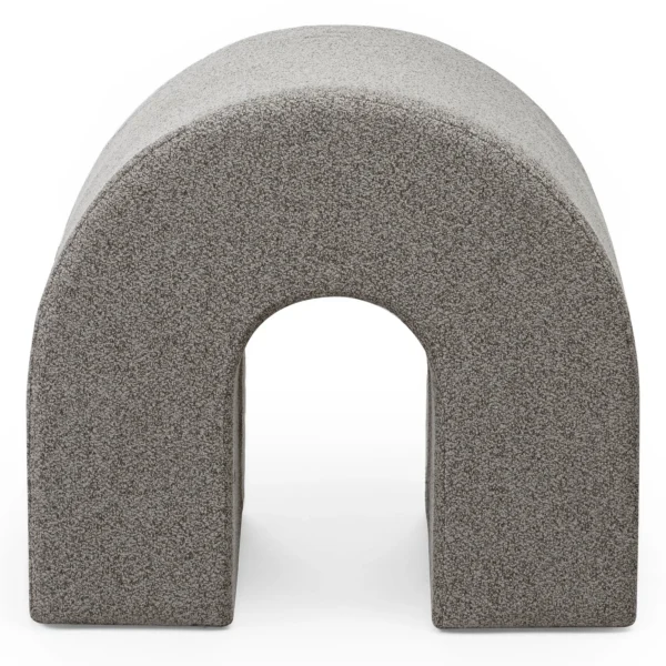Designový taburet Arc světle hnědý