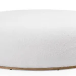 Designový taburet Stone bílý