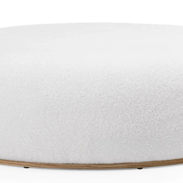 Designový taburet Stone bílý