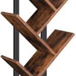 Knihovna Vasagle Mergo 71 cm hnědá