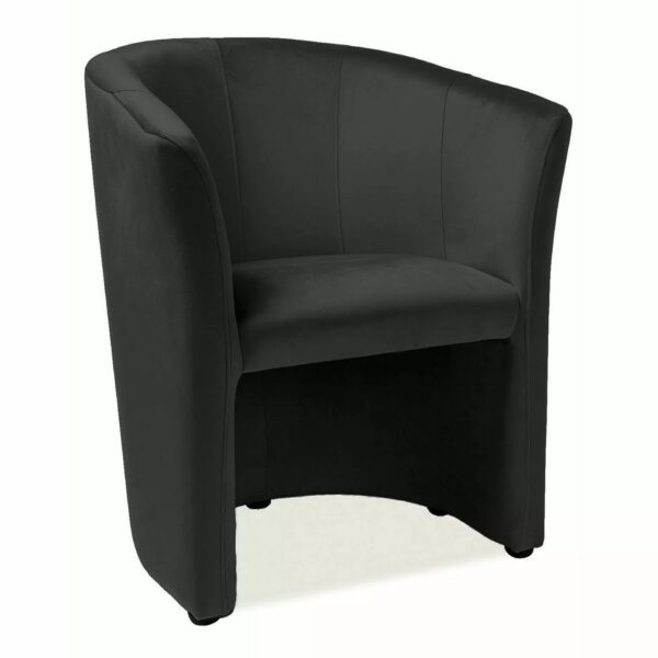 Koktailové kreslo AMENITIES Velvet čierne