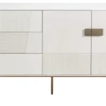 Komoda Stilig ST102A 160 cm bílá/zlatá