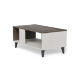 Konferenčný stolík Random 92 cm kašmír/orech