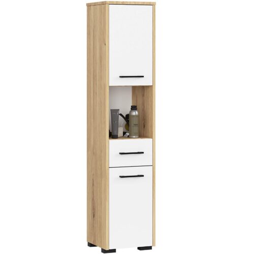 Koupelnová skříňka FIN II 30 cm dub artisan/blíá Koupelnová skříňka FIN II 30 cm dub artisan/blíá