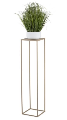 Kovový stojan na květiny BOOLO 100 cm béžový Kovový stojan na květiny BOOLO 100 cm béžový